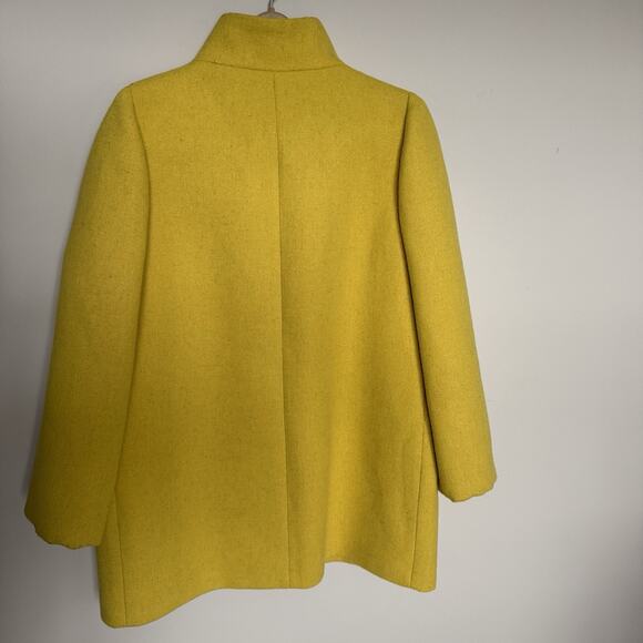 J. Crew Mustard Pea Coat for Women - Picture 10 of 10